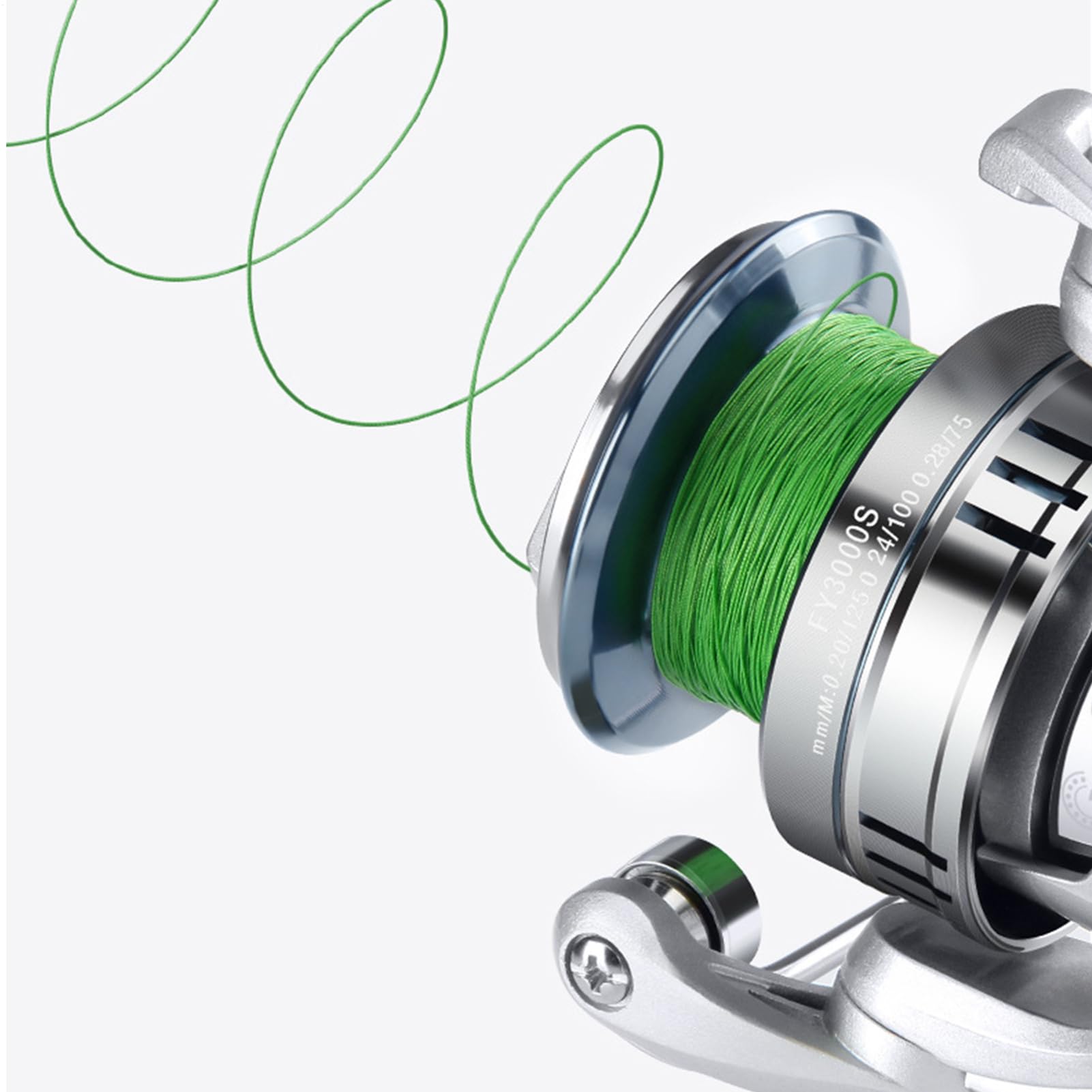 Kołowrotki Spinningowe Ultra Gładki Metal