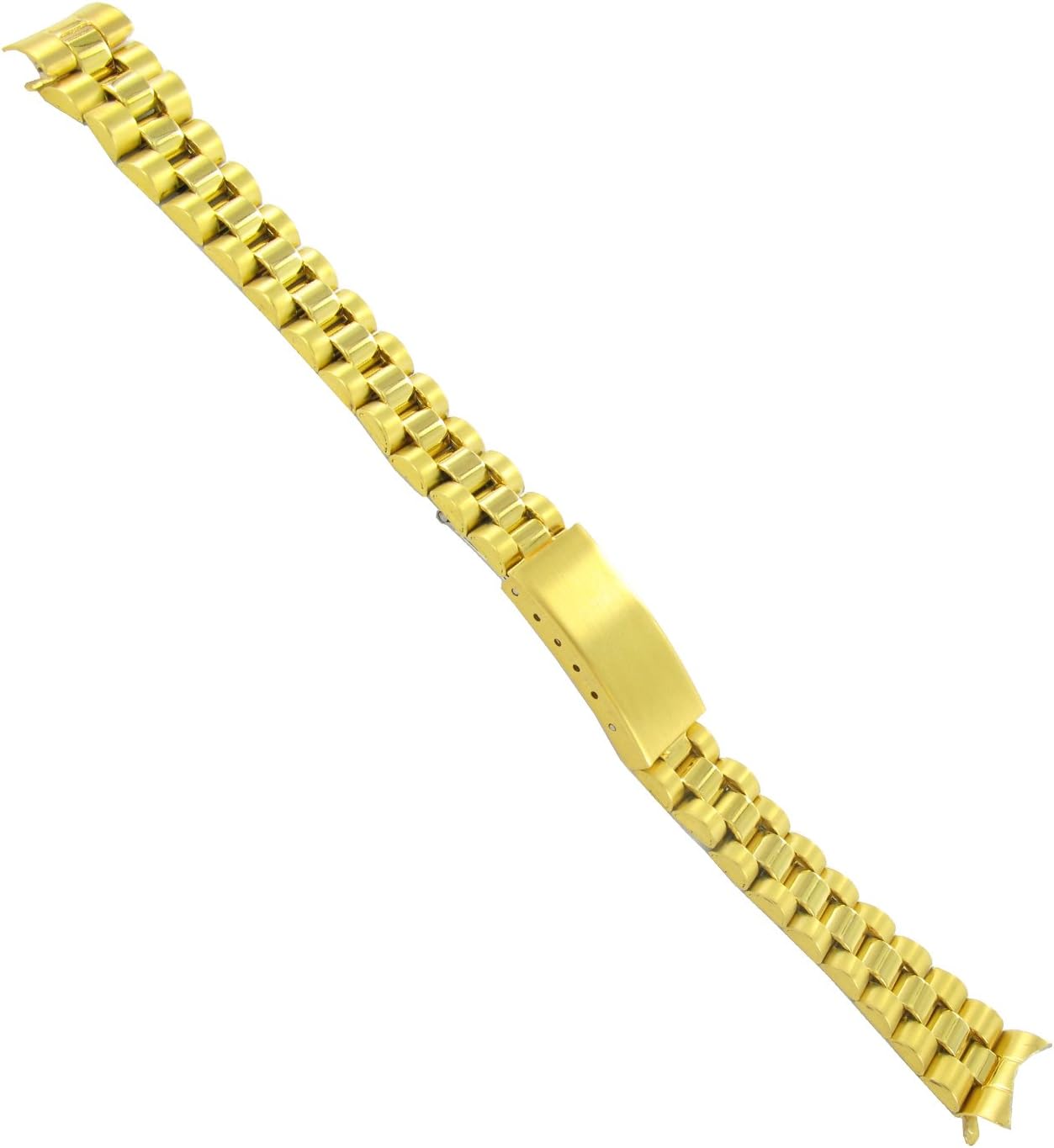 Speidel Bracelet Watch Band 13-14mm Ladies Yellow Gold Straight or Curved End