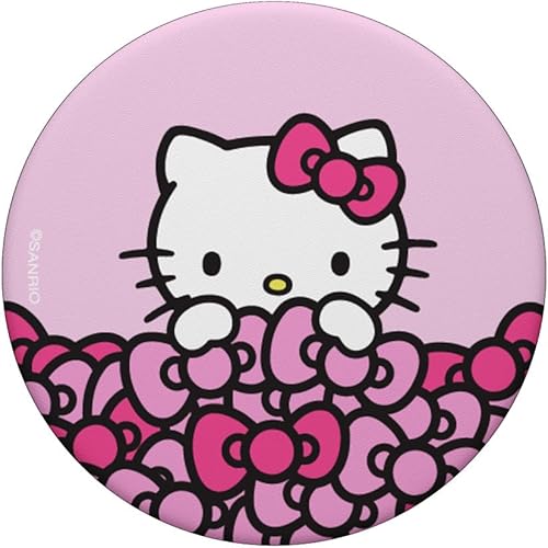 Miniatura 3 de Hello Kitty - Lazos de color rosa con agarre y soporte para teléfonos y tabletas, Negro
