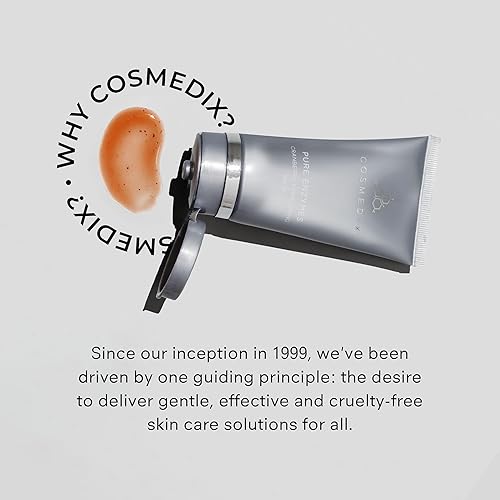 Miniatura 6 de COSMEDIX Pure Enzymes - Máscara exfoliante de arándano, exfolia suavemente la piel seca, ayuda a suavizar la textura de la piel, ácido L-láctico y