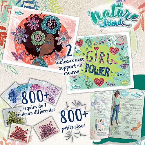 Tableaux de Sequins Gaïa Educa idée cadeau anniversaire 7 ans