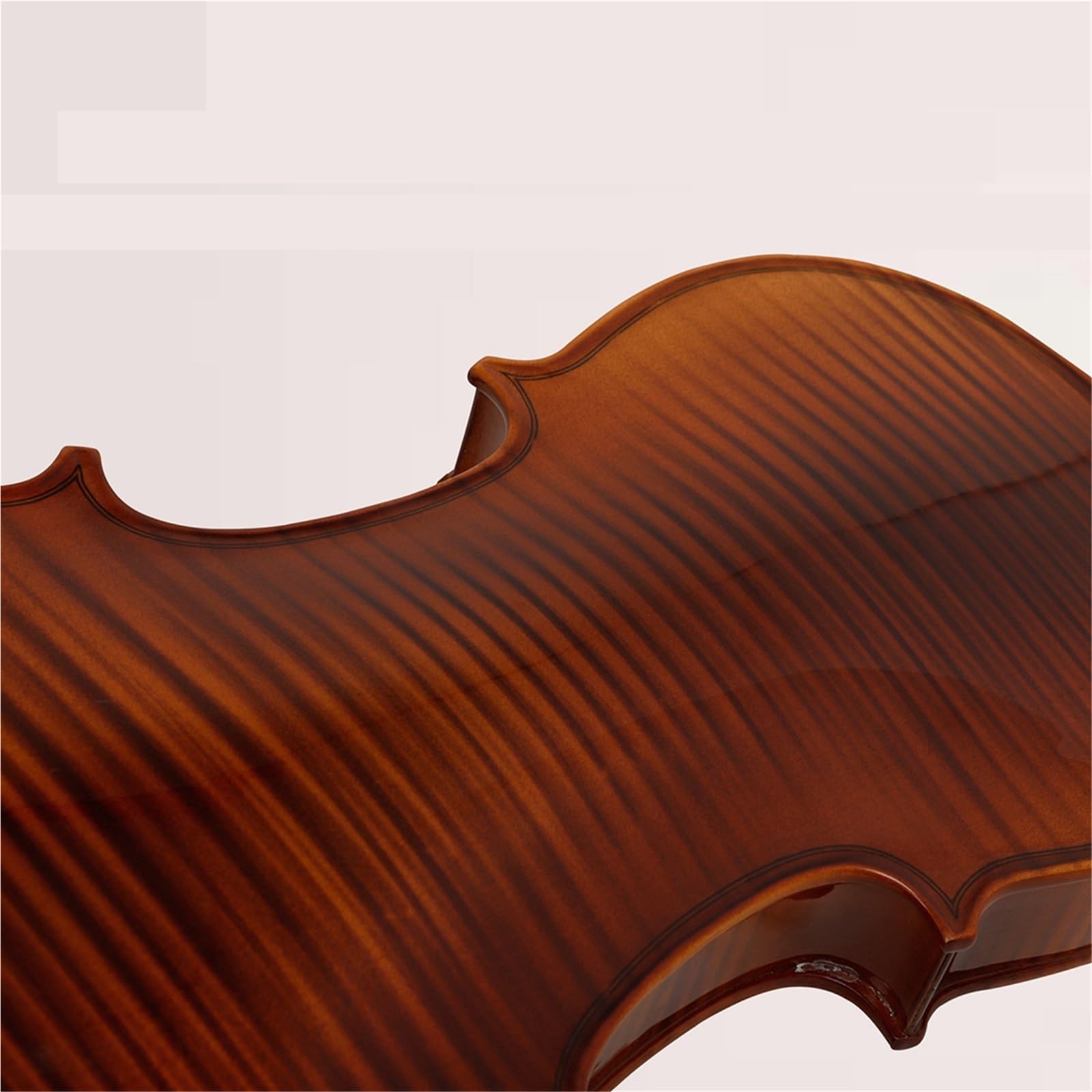 Violino Set Violino 4/4 Fatto A Mano Violino In Abete Rosso E Acero Con Motivo Tigrato Con Scatola Per Pianoforte Con Misurazione Dell'umidità