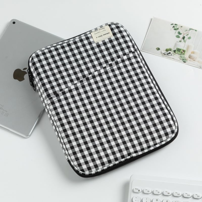Bolso para Laptop 11/13 pulgadas con diseño a cuadros miniatura 1