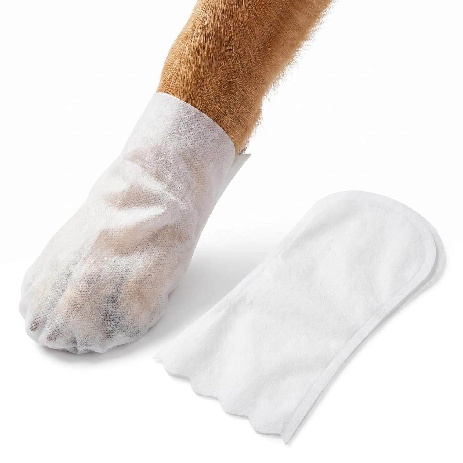 Waterproof Dog Boots for Injured Paws, 20PCS Disposable Dog Socks with Bandage, Non-Slip Paw Protectors to Stop Lickingβ for Indoor & Outdoor Walking, Post-Surgery Recovery for Medium Dogs 15-35lbs