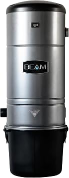 Beam 475 Central Vacuum System | 659 Air Watts Whole House Vacuum | Hybrid Bagged/Bagless Filtration | 135 CFM | Covers 4,500 Sq Ft | 120V Central Vac |