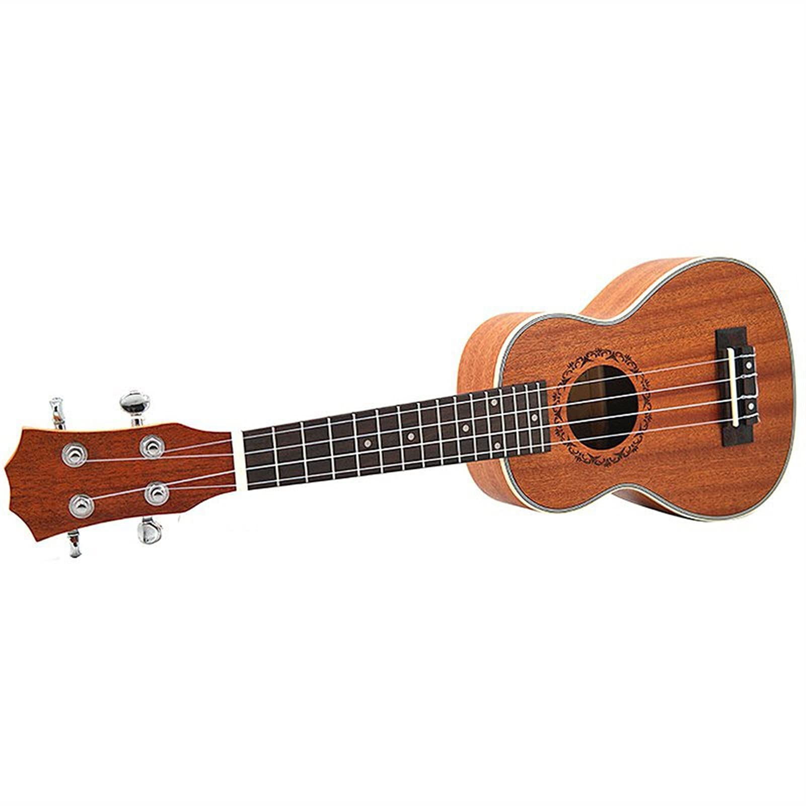 Ukulele Bausatz Konzert-Ukulele 21-Zoll- Sopranistik Ukulele Hawaii Hawaiianische Mini- Gitarre Sapele 4 Saiten Gitarre Für Anfänger Gitarrist