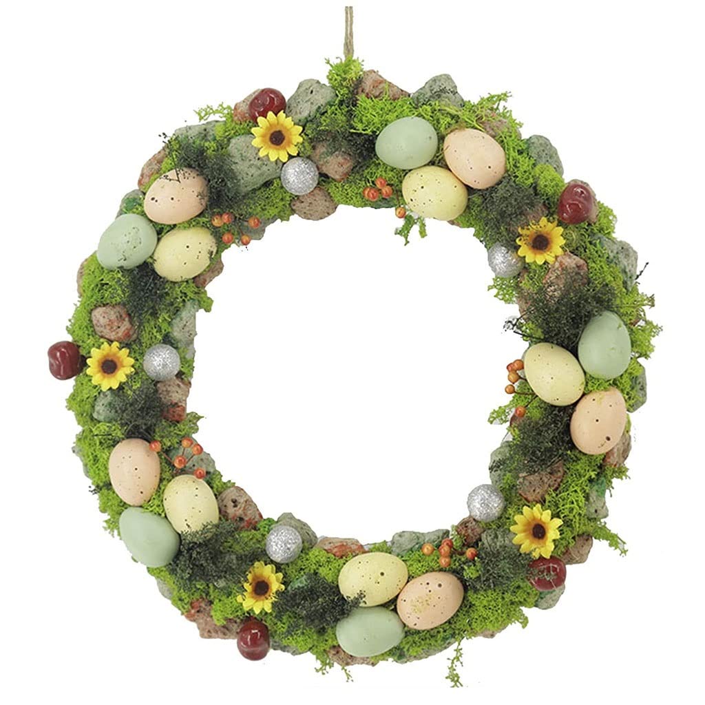 Guirlande de Noël pour salon et porte couronne bienvenue oiseau
