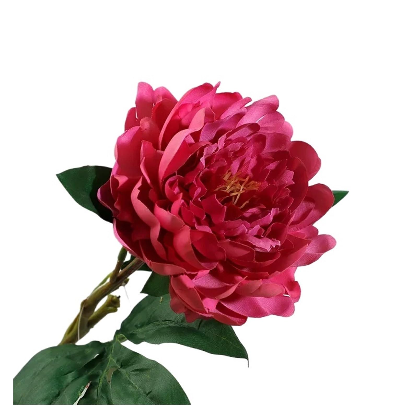 Casetlong 5Pcs Artificial Bouquet Wedding Decor Home Accessories Party(Rose red peony)