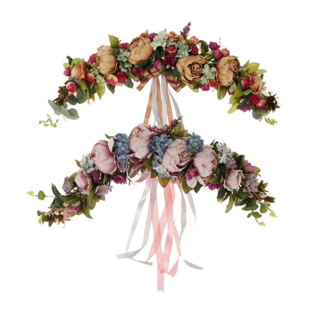 Künstliche Girlande Als Hängedekoration für Tür, Und Hochzeit (65 cm Türsturz), A