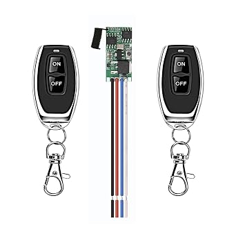 Remote Control Switch 12V Mini Wireless Switch 3A Wireless RF Relay Switch