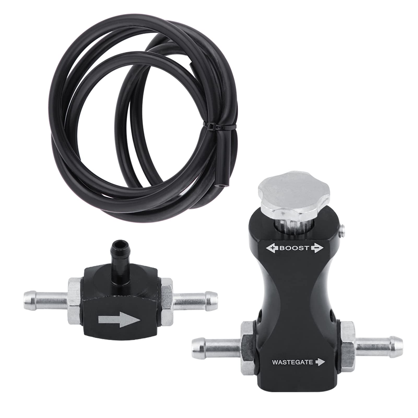 Controller Boost Manuale, Valvola di Spurgo Bilaterale Regolabile Kit Controller Boost Universale per Auto, Migliora le Prestazioni del Motore, Riduce il Consumo di Carburante,
