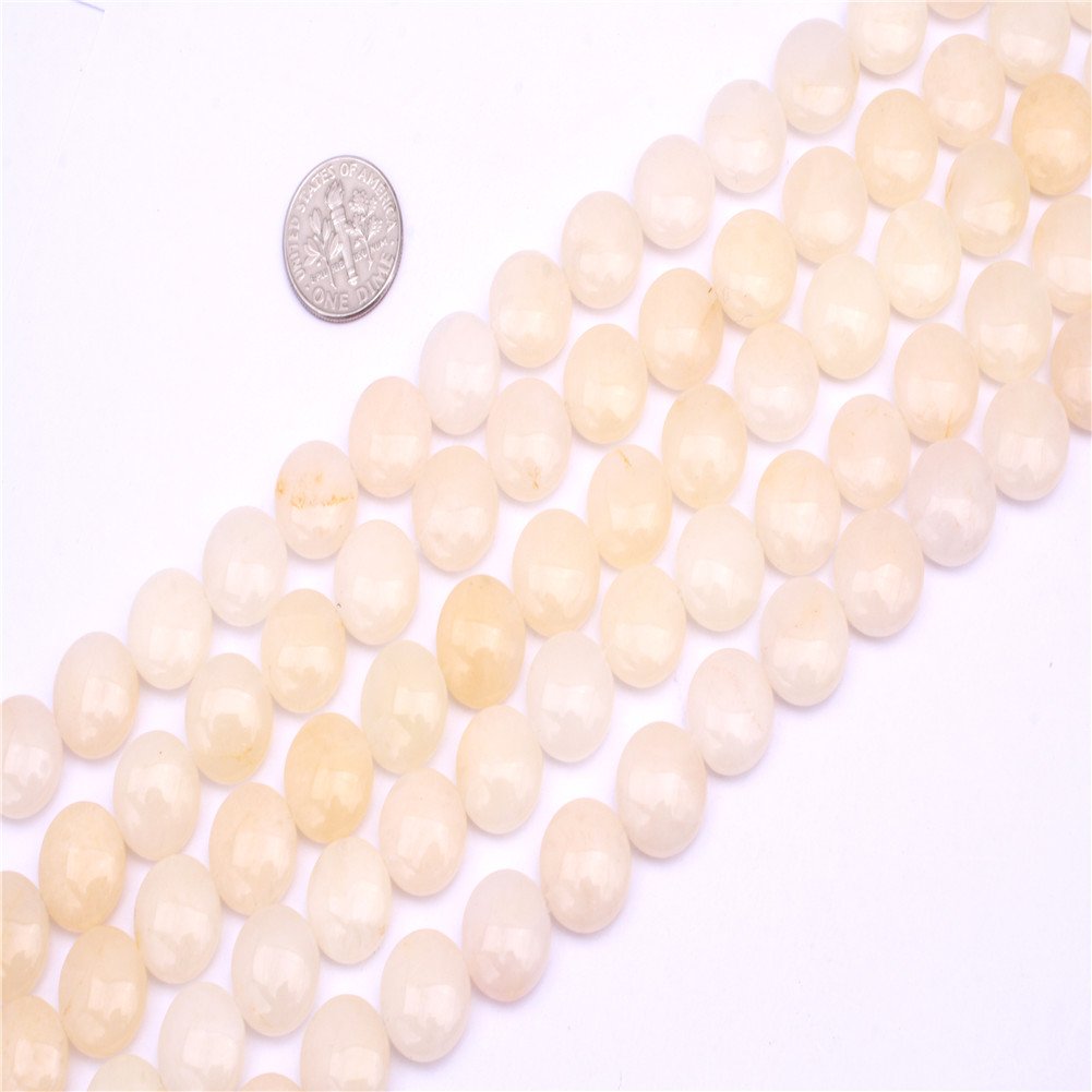 SHG Store 12mm Coin Yellow Aventurine Beads Strand 15"
