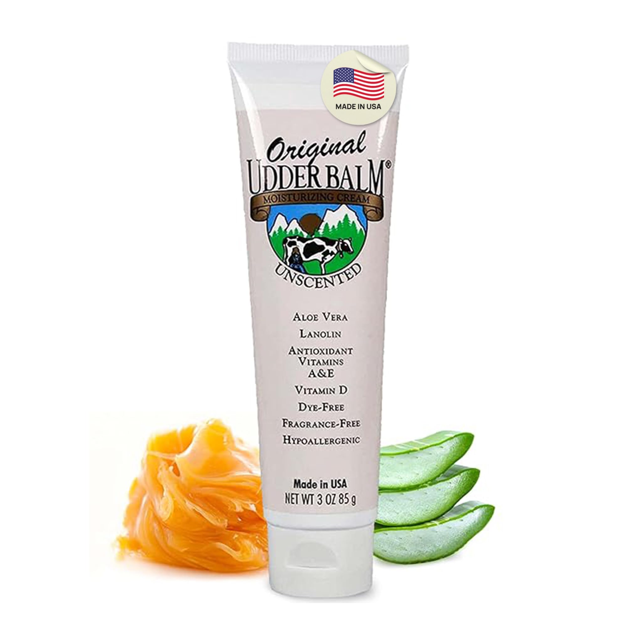 Original Udder Balm Unscented Moisturizer Tube
