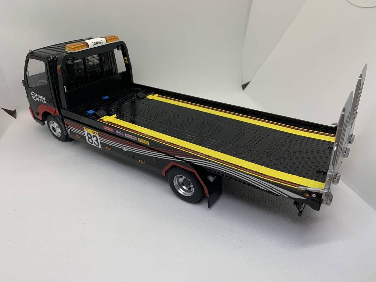 Amazon | TINY 1/18 日野 HINO 300 SF EXPRESS FLATBED TOW TRUCK J06