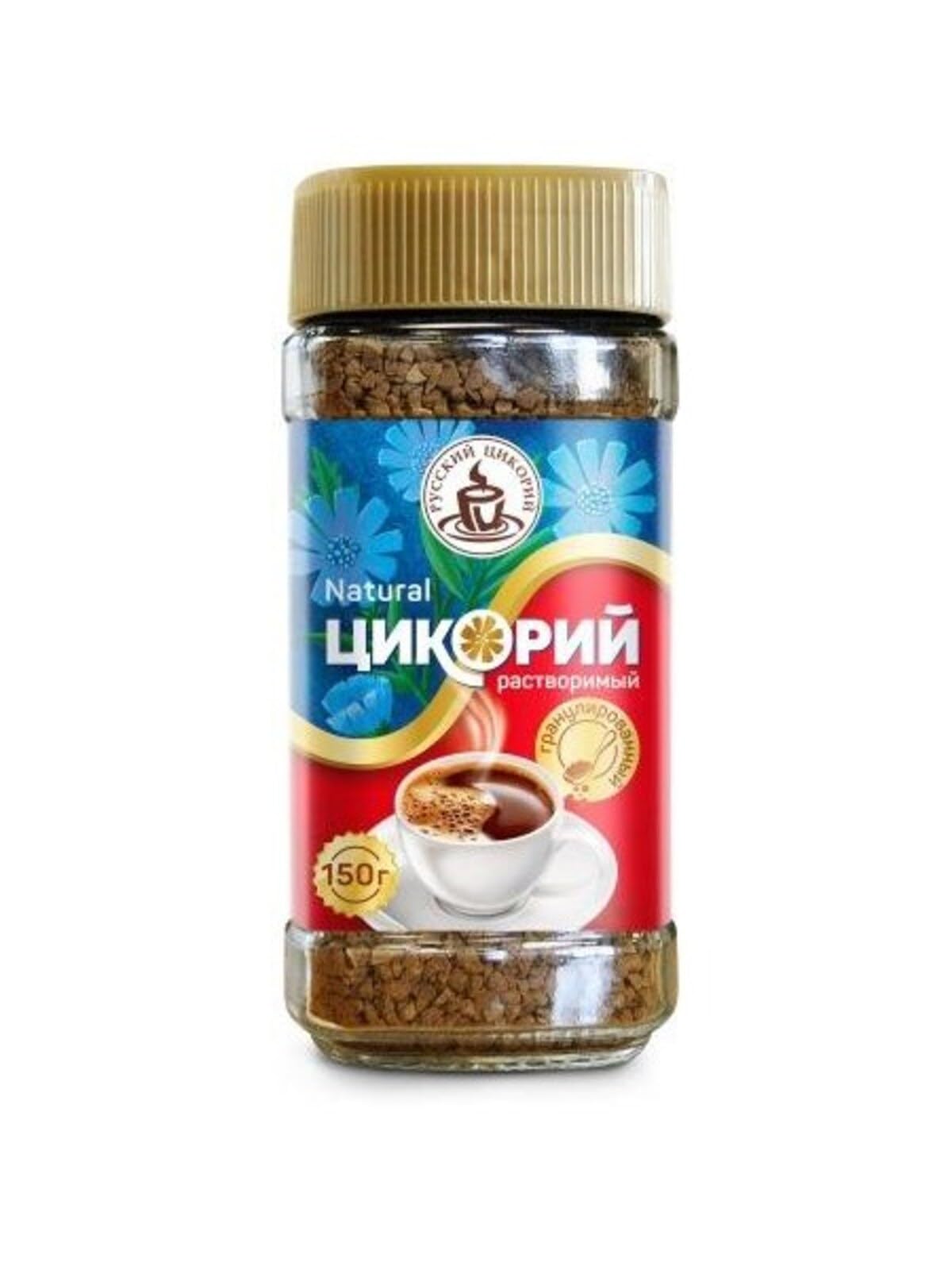 Achicoria soluble granulado sustituto del café Russki Tsikorij 150 g
