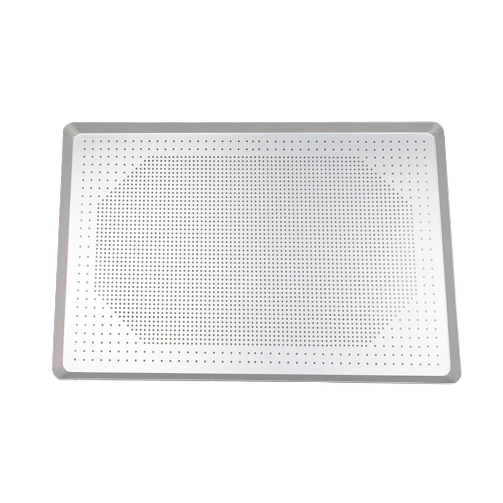 Plateau pizza perforé en aluminium rectangulaire plaque pâtisserie