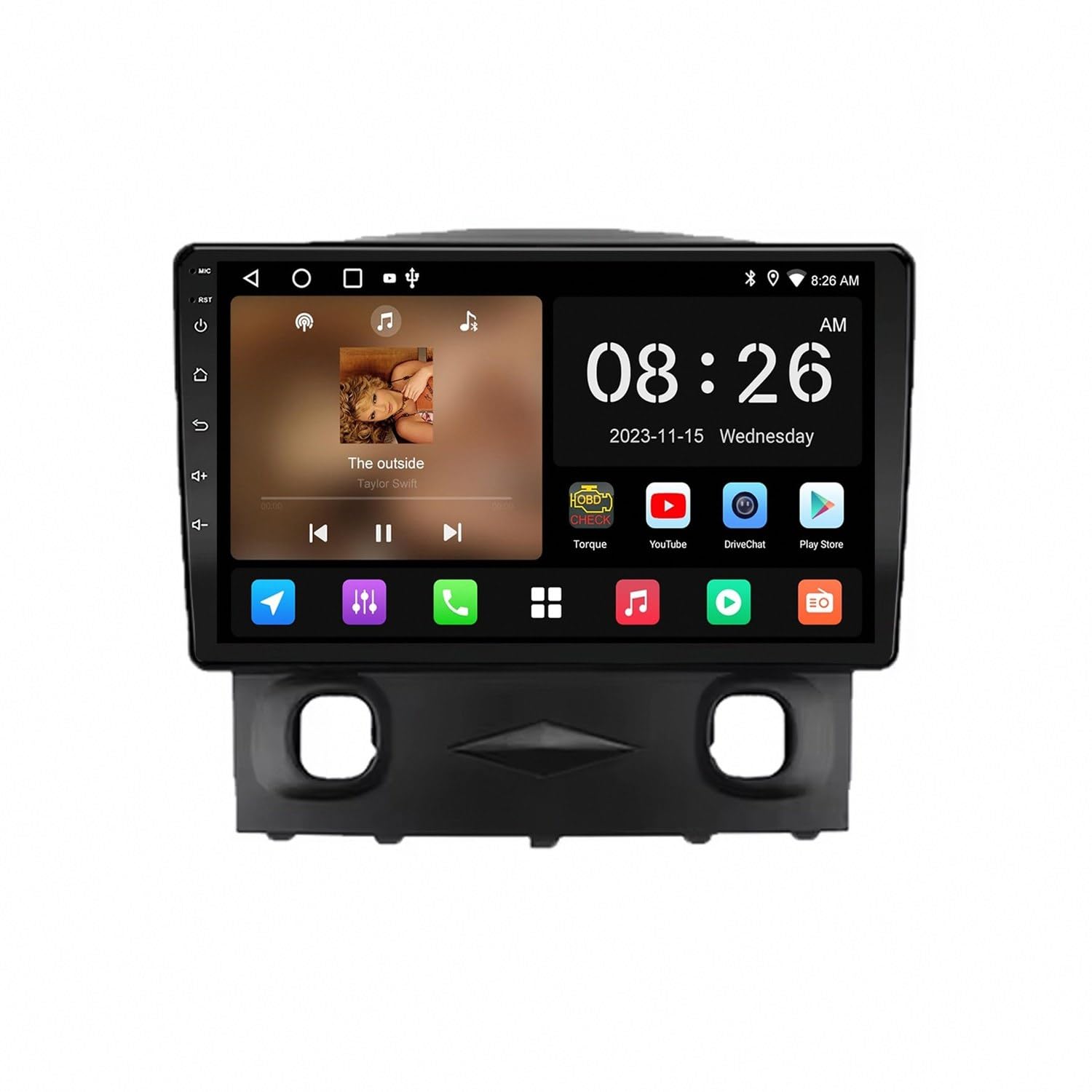 Multimedia Radio dla MAZDA Tribute 2006-2008/ford Kuga Escape 2008-2010 9 Inch Android 15 Touch Screen with Gps Wifi Bt Fm For, 8 Core 4G+64G