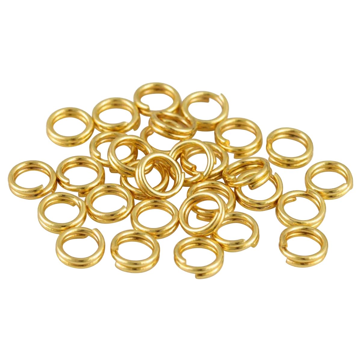 Anneaux ouverts doubles 12 mm pour la fabrication de bijoux et porte-clés