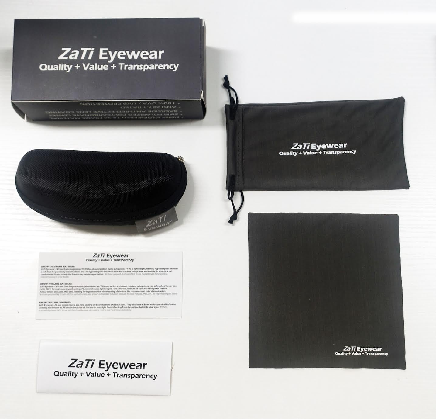 ZaTi Polarized Sunglasses with UV400 Protection, Category 3 Lenses, Shatter-Resistant Polycarbonate, Anti-Reflective Coating - Image 6