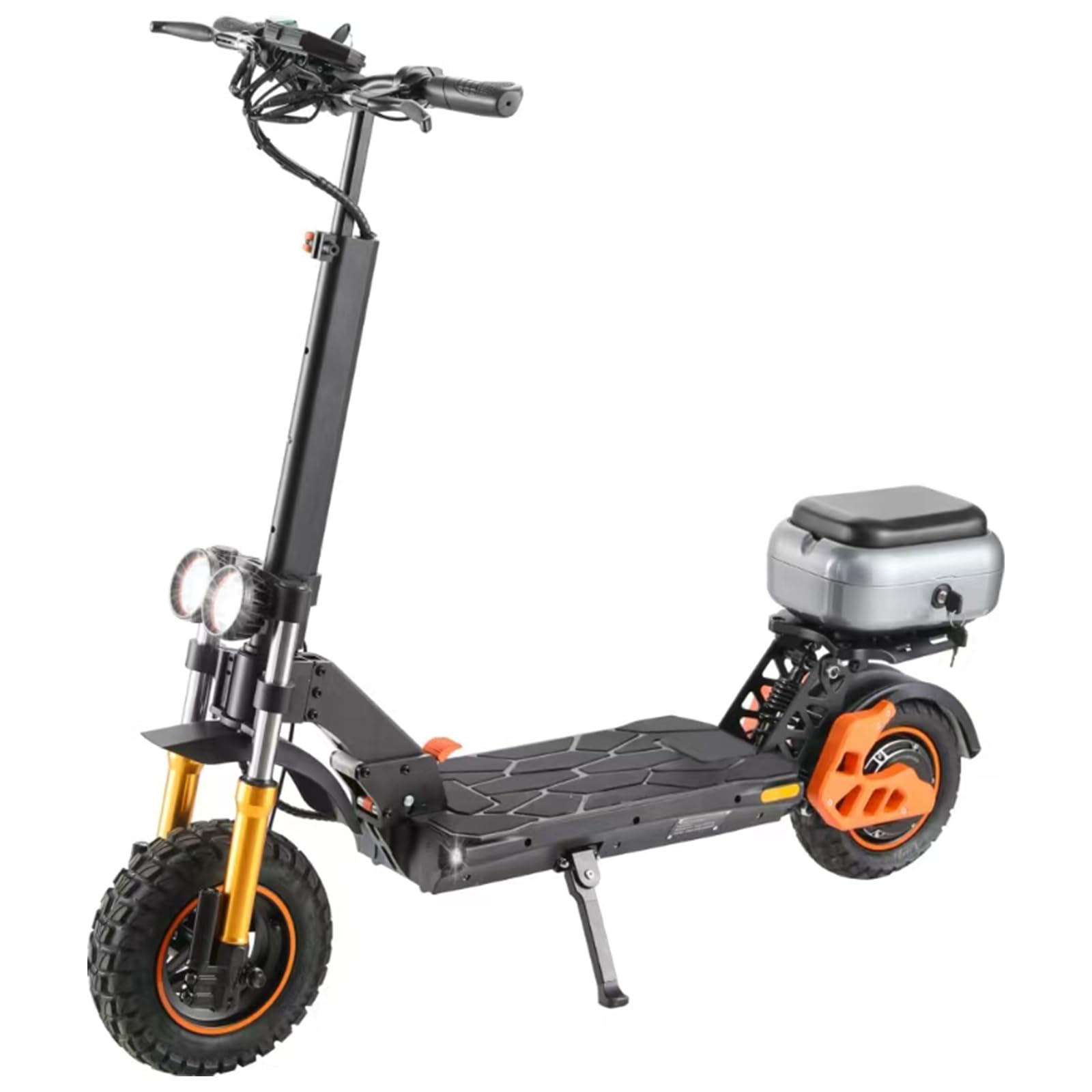 Monopattino Elettrico Ad Alta Velocità per Adulti, Limitatore Di Velocità Sbloccabile, Batteria Da 48v 18ah, Schermo Ad Alta Definizione, Pneumatici Da 10 Pollici, Pedana Larga