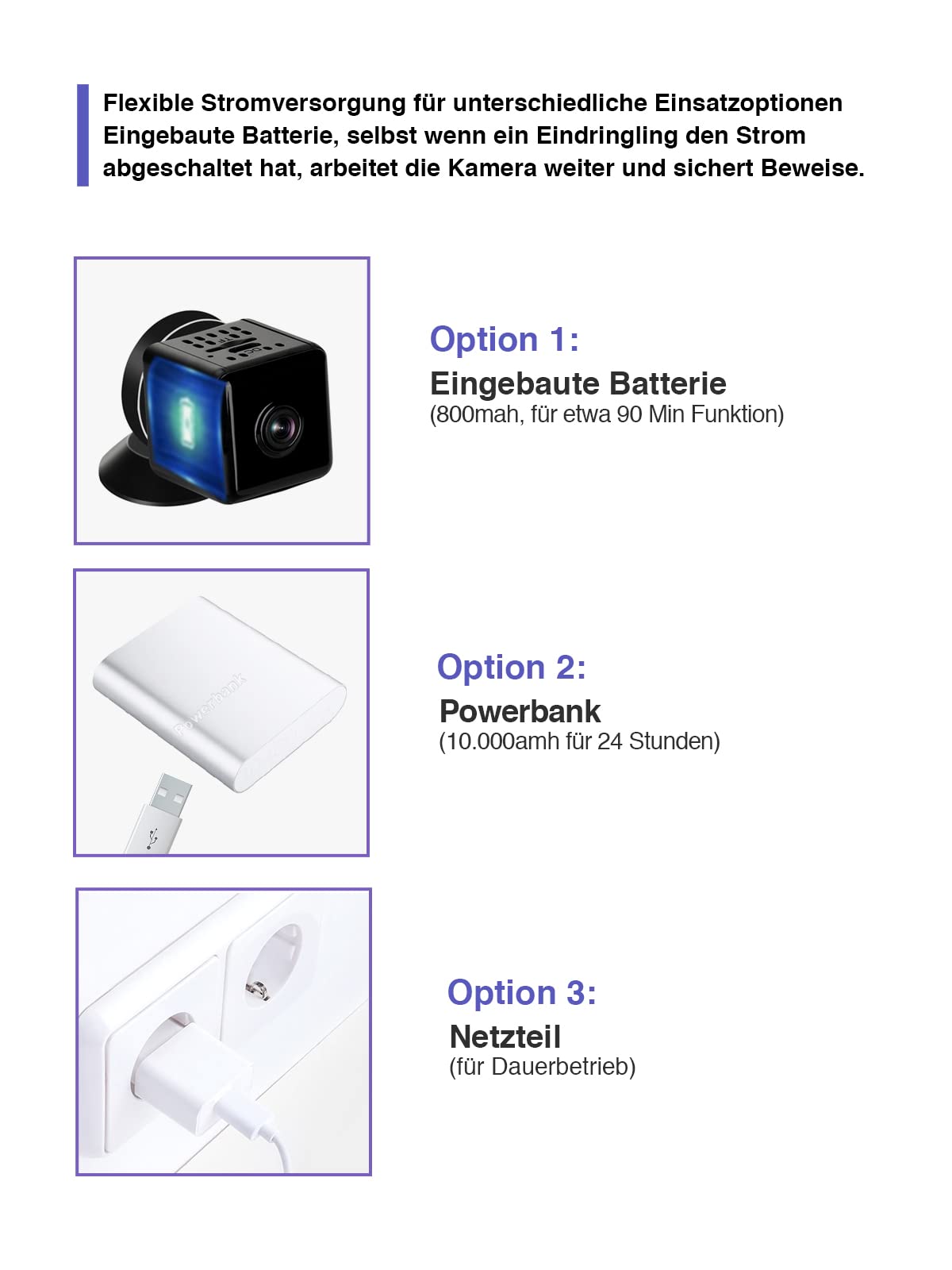 Microcamera Spia WiFi 4K - Mini Telecamera Nascosta Con Visione Notturna E Allarme - Foto 9