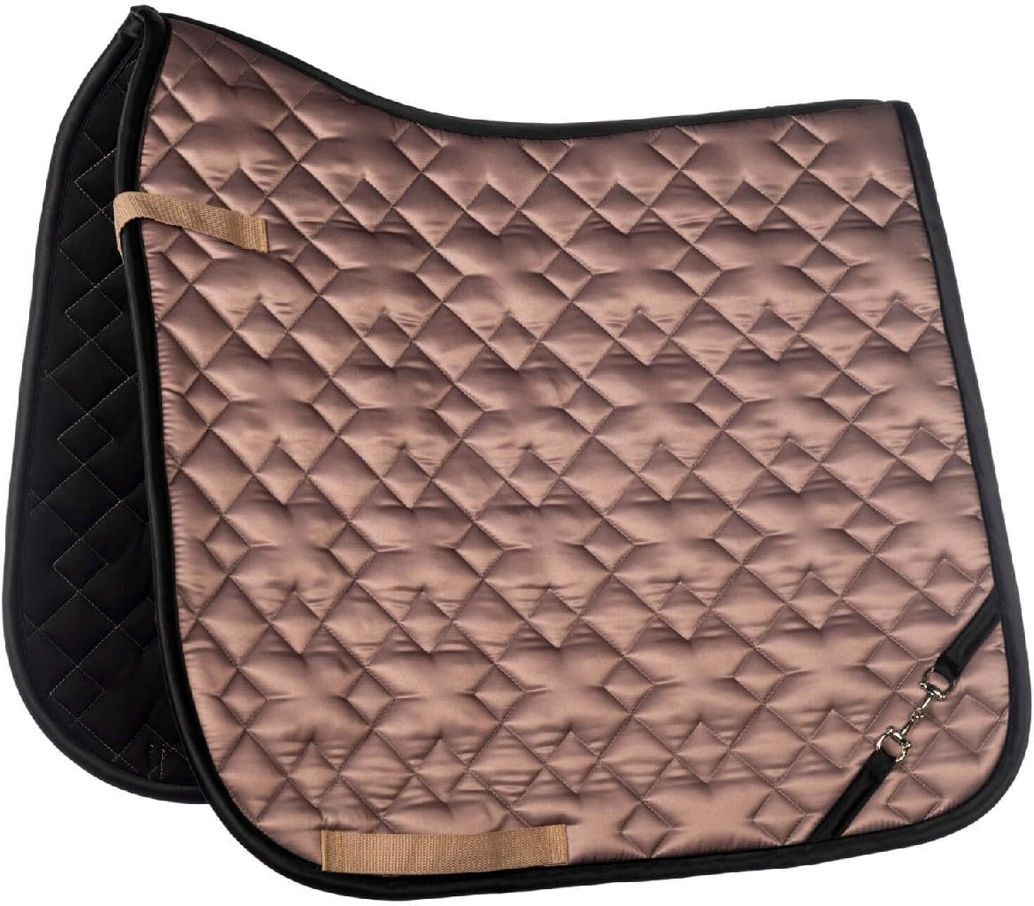 HKM Golden Bit Saddle cloth Taupe Pony Gp