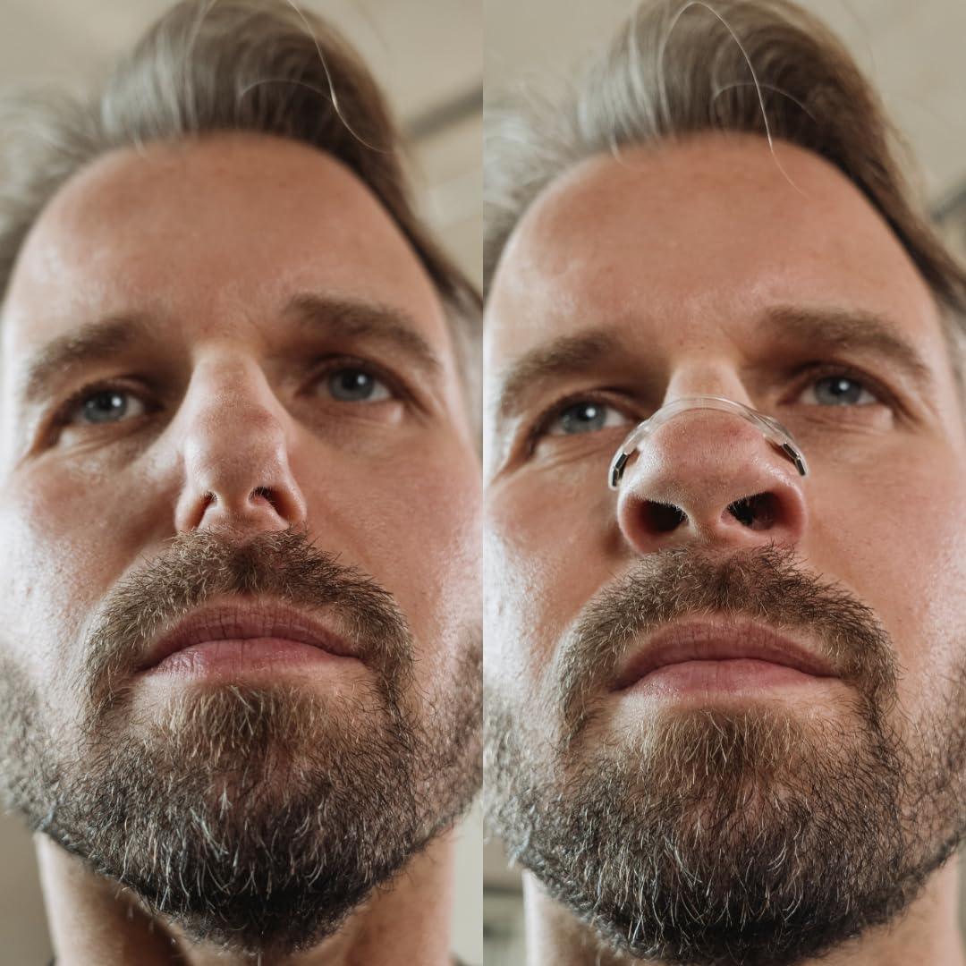 Airbreaze Pro Original von Gymside - Schnarchstopper | Anti-Schnarch | Mehr Luft durch die Nase | Magnetische Nasenstrips | Besser schlafen & mehr Energie beim Sport | 30 Aufkleber