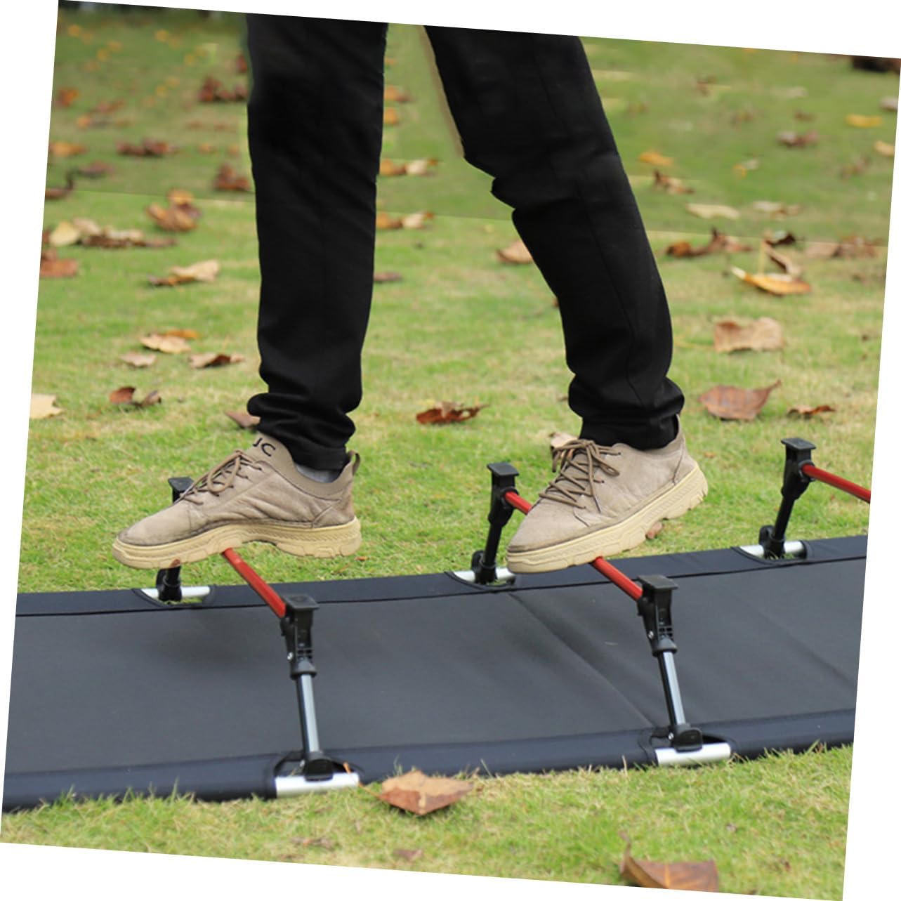 Folding Camping Cot Oxford Portable Guest Bed for Outdoor Travel and Camping Lightweight Easy to Use Comfortable Sleeping