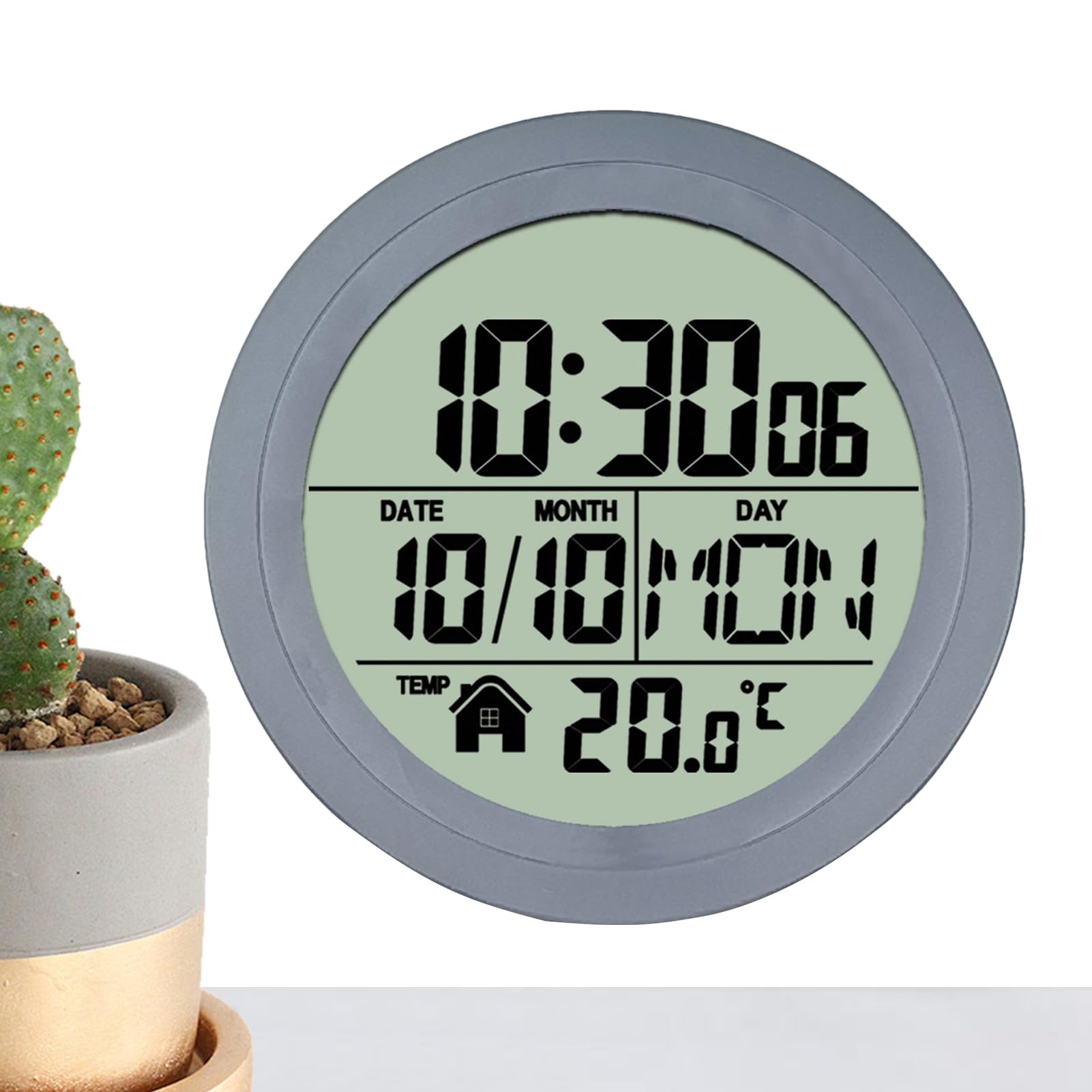 Orologi da Bagno a Batteria Temperatura e Data, Impermeabile, Decorazione