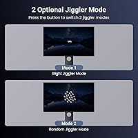 Vista 5 de UGREEN Adaptador Bluetooth 5.3 y mouse jiggler indetectable, dongle USB Bluetooth para computadora portátil, controlador de mouse USB con botón