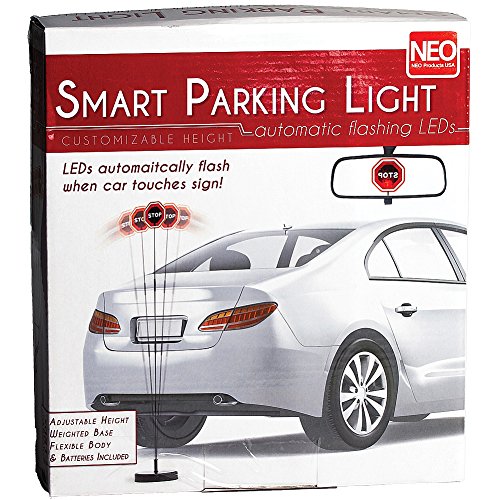 Neo Products Usa Inc (Set of 2) Smart Parking LED Garage Flashing Warning Stop Sign - Bumper Sensor,Red - Thumbnail 4