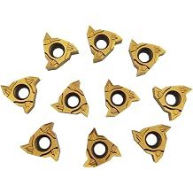 10PCS LT22.01N - N60P 22ER External Carbide Threading Inserts 1/2" 12.7mm Threaded Cutting Tools Processing for Steel Stainless Steel on SER Threading HolderLT22.01N-N60P YBG20