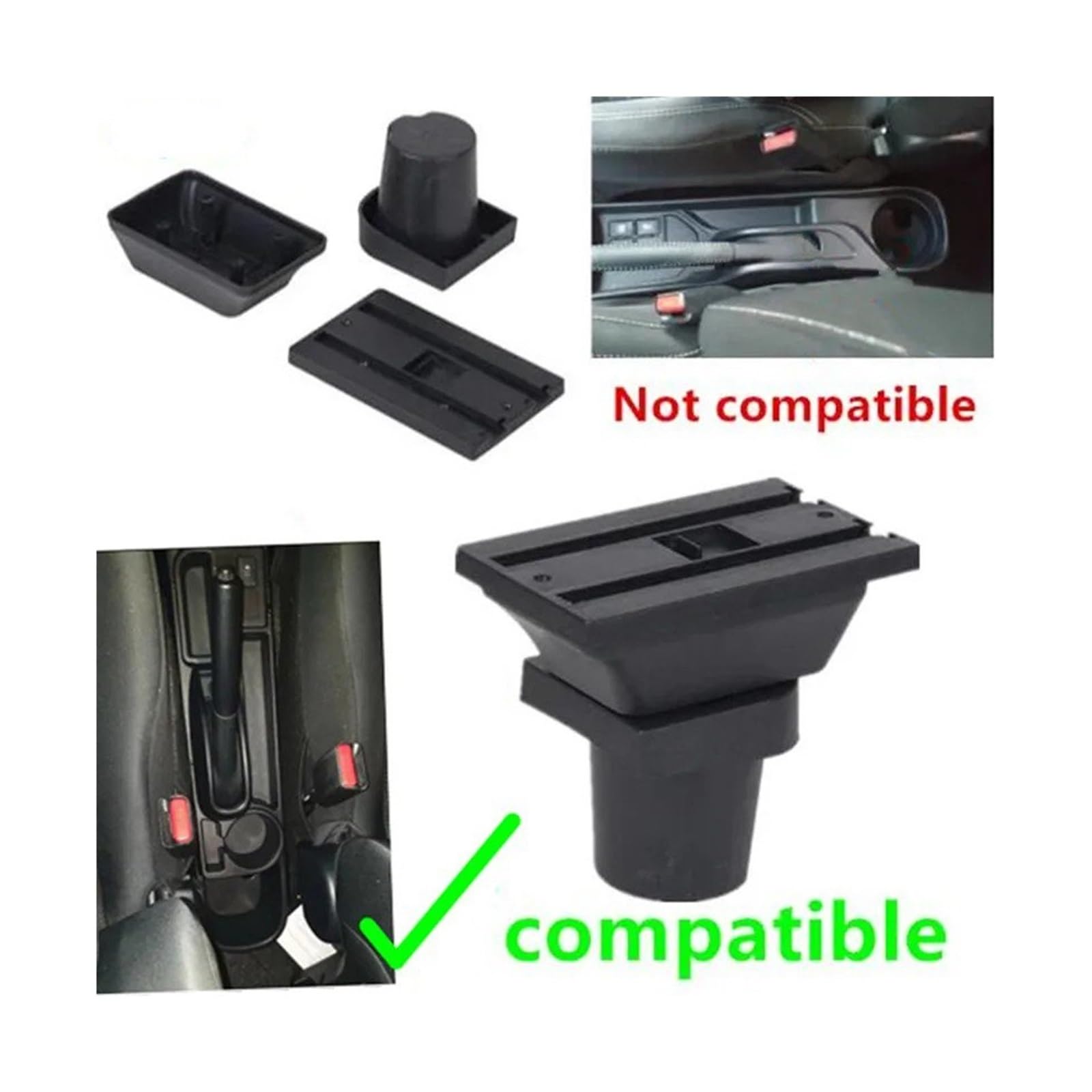 Uniwersalny podłokietnik turystyczny do Toyoty do Yaris 3 pudełko do przechowywania samochodu ładowanie USB podłokietnik samochodowy akcesoria samochodowe (C3 biała linia 7USB8)