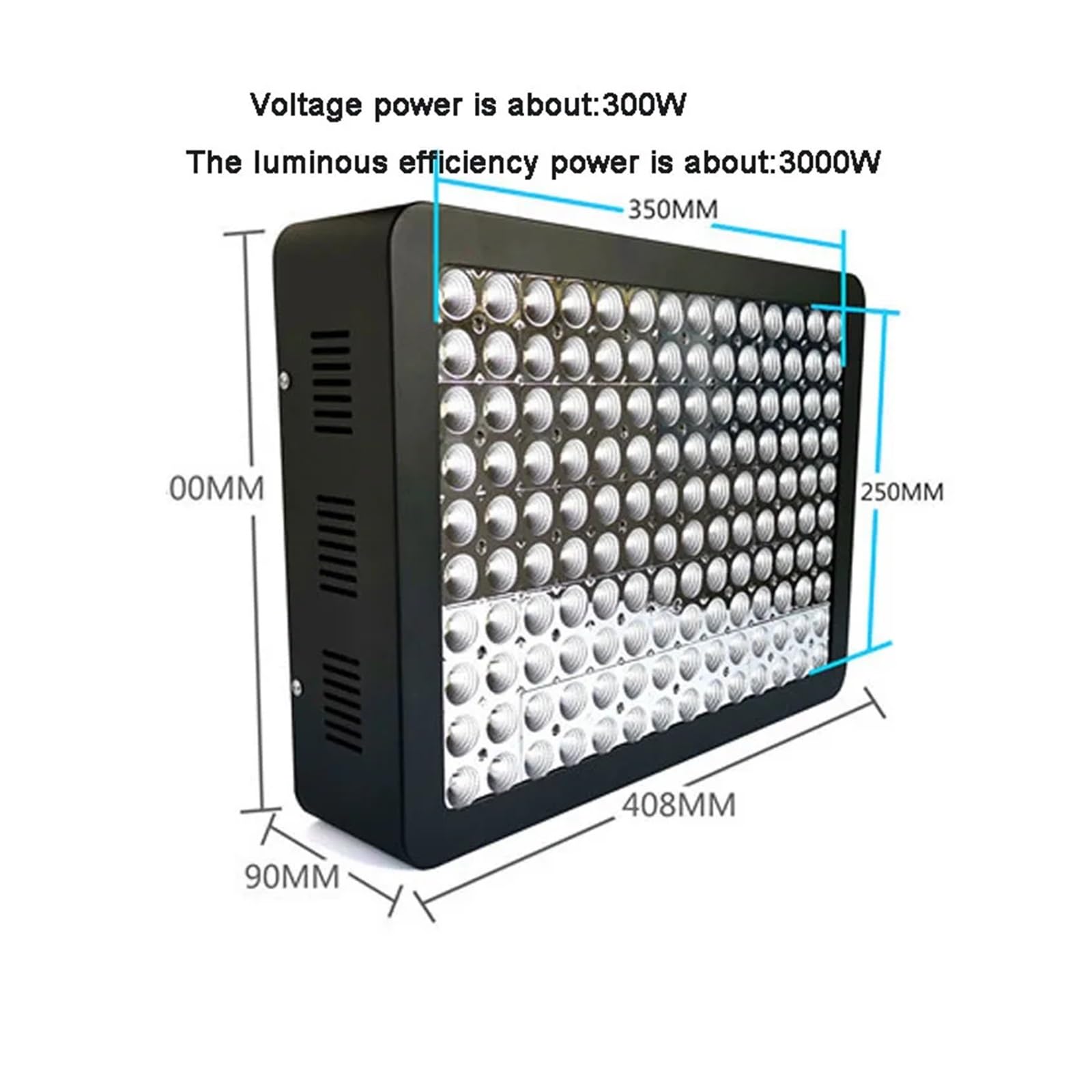 Lampa utwardzająca UV, 3000W szybkoschnąca lampa utwardzająca UV ultrafioletowa 365nm 395nm 405nm klej żywiczny zielony olej lutowniczy płytka drukowana powłoka farba do ekranu LCD(405nm)