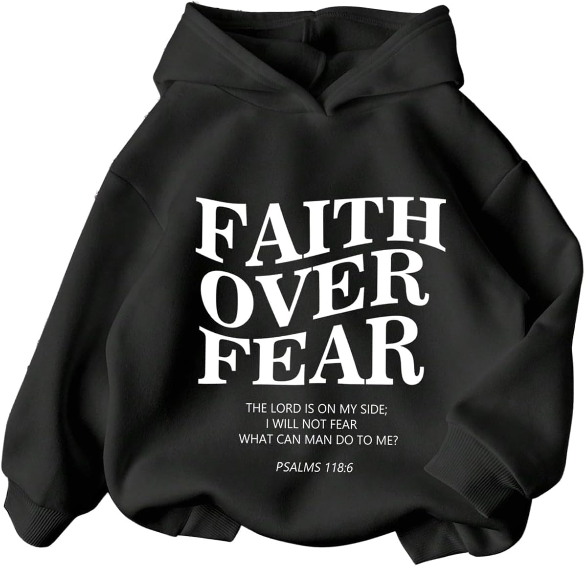 WDIRARA Girl's Letter Graphic Hoodies Long Sleeve Hooded Sweatshirts Pullover Tops