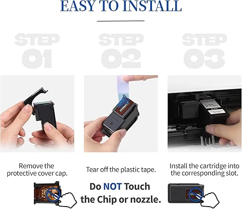 Miniatura 10 de INKCLOUD Cartuchos de tinta compatibles de repuesto para Canon Ink 243 243XL PG243 PG-243 XL para impresoras Cannon Pixma TR4520 MG2522 TS3322