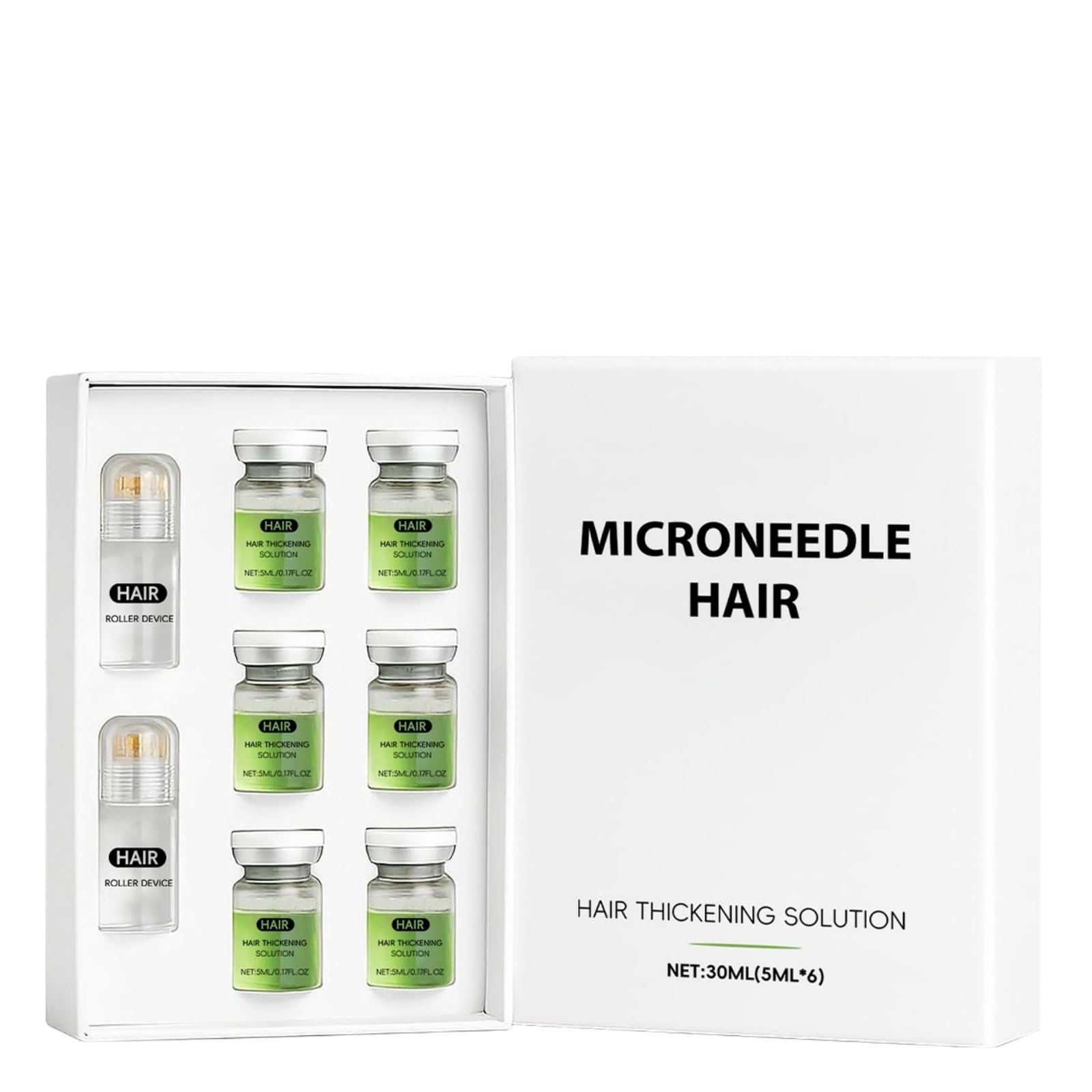 Infuse Alpha Hair Regrowth System,Hair Growth Serum for Women&Men,Microneedle Infusion Hair Regrowth Solution to Prevent Thinning&Enhance Thick Hair,Moisturizing Scalp Care Treatment,Independent Pack