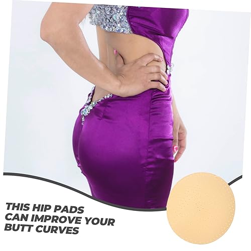 Miniatura 6 de Mobestech 4 almohadillas autoadhesivas de silicona acolchadas falsas para realzar los glúteos, accesorios para niñas, ropa moldeadora, lencería para