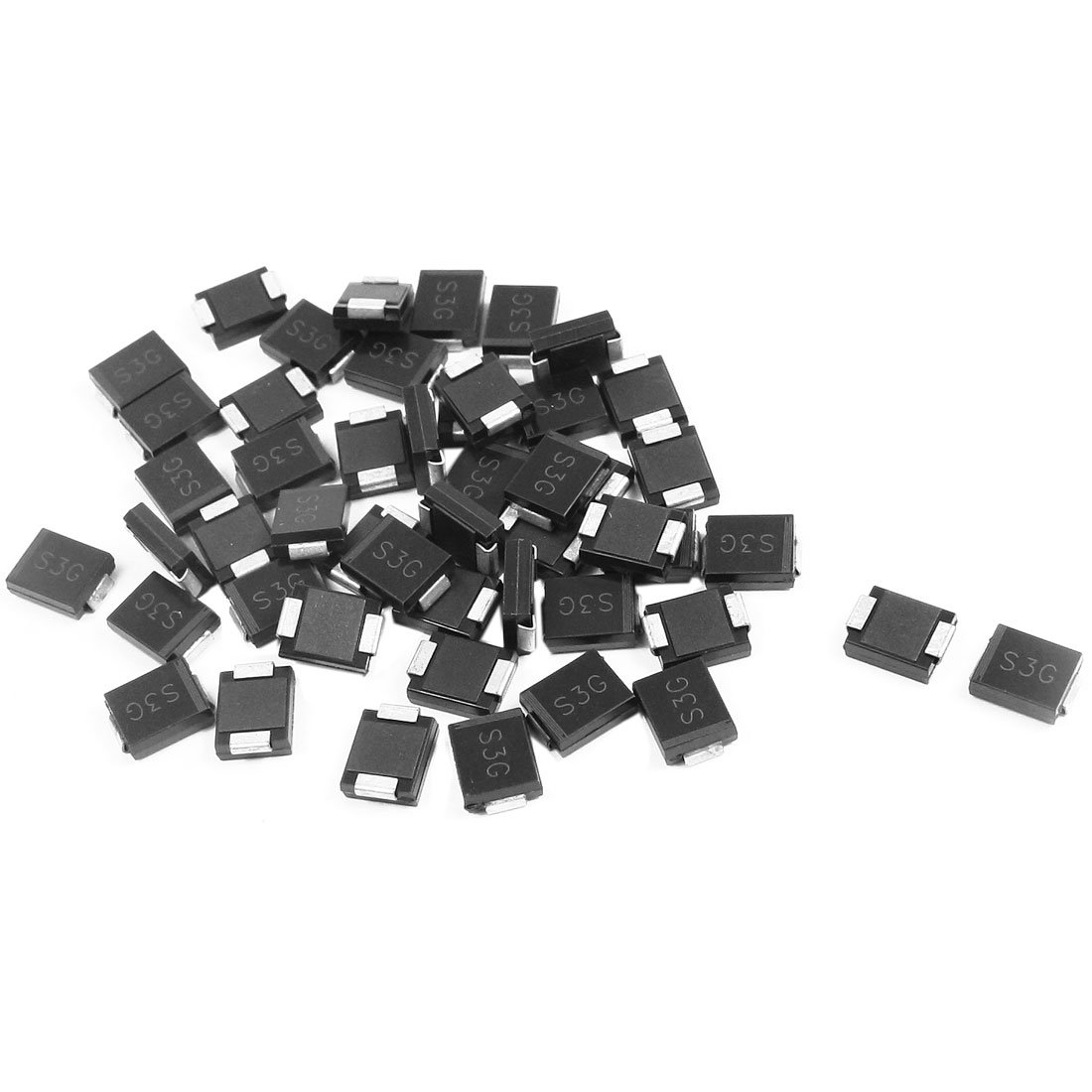 PAKMEZ Componentes eléctricos Diodos DO-214AB 400V 3A Diodo rectificador Schottky Diodos S3G-C 50pcs