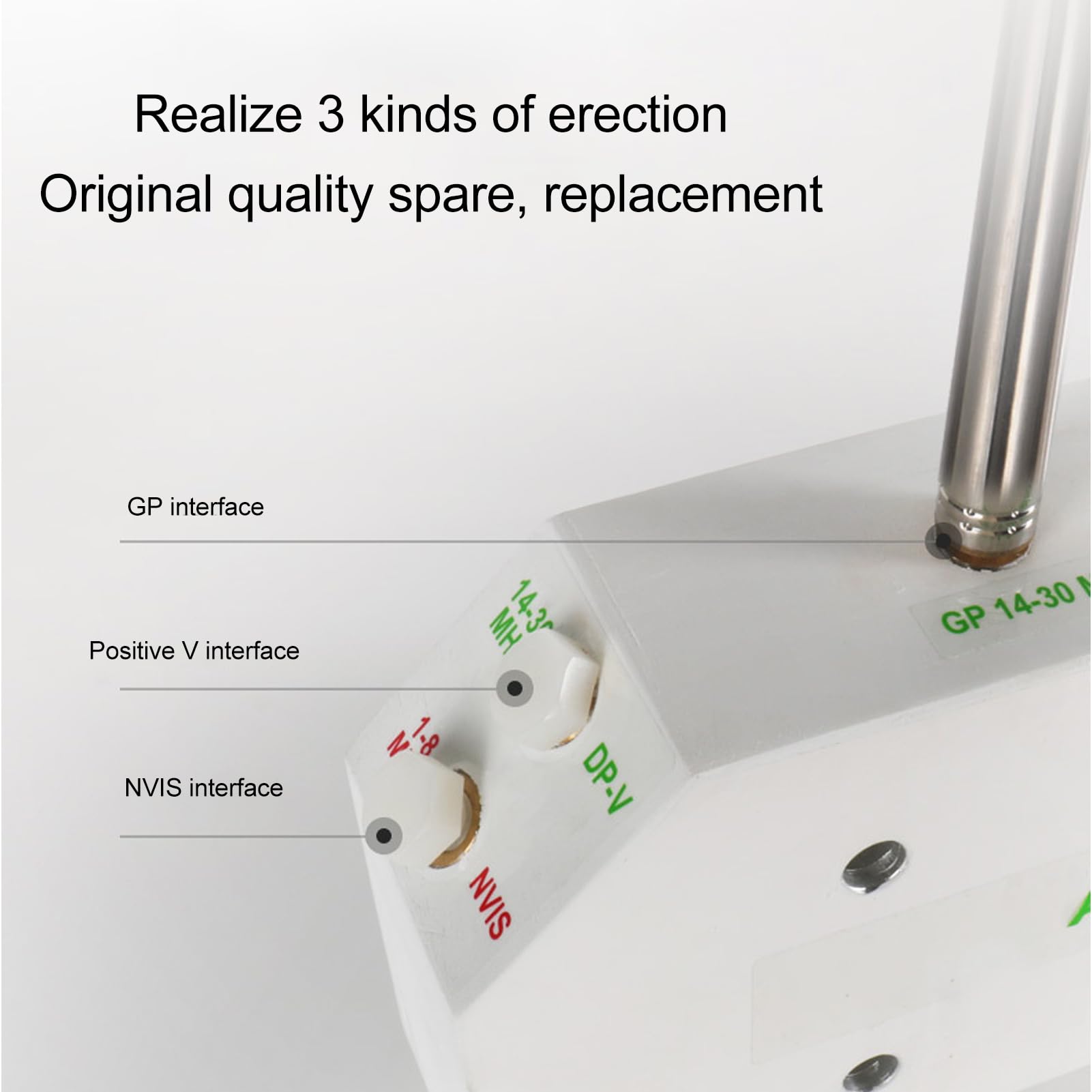 Antenne Télescopique de Remplacement 5, 6 M en Acier Inoxydable pour Magical avec Antenne NV is