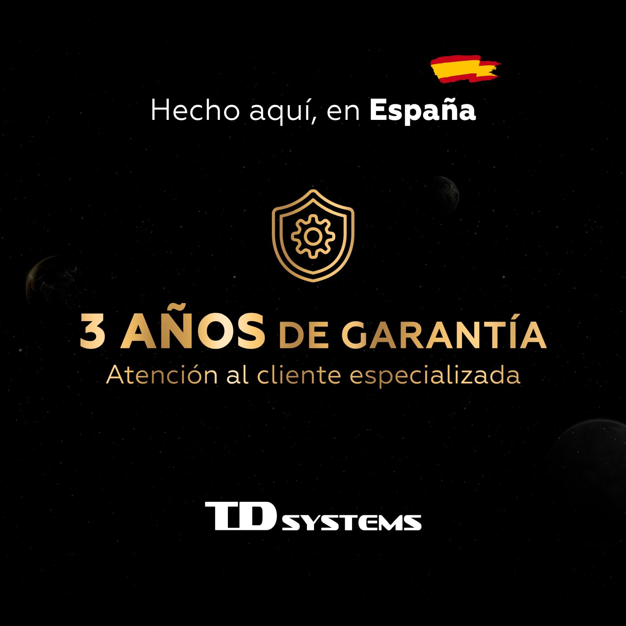 TD Systems - Televisor 40 Pulgadas Full HD no Smart TV, televisión TDT 2025, televisores con 3 años de garantía, 2X HDMI, USB Reproductor y Grabador - PRIME40K21F