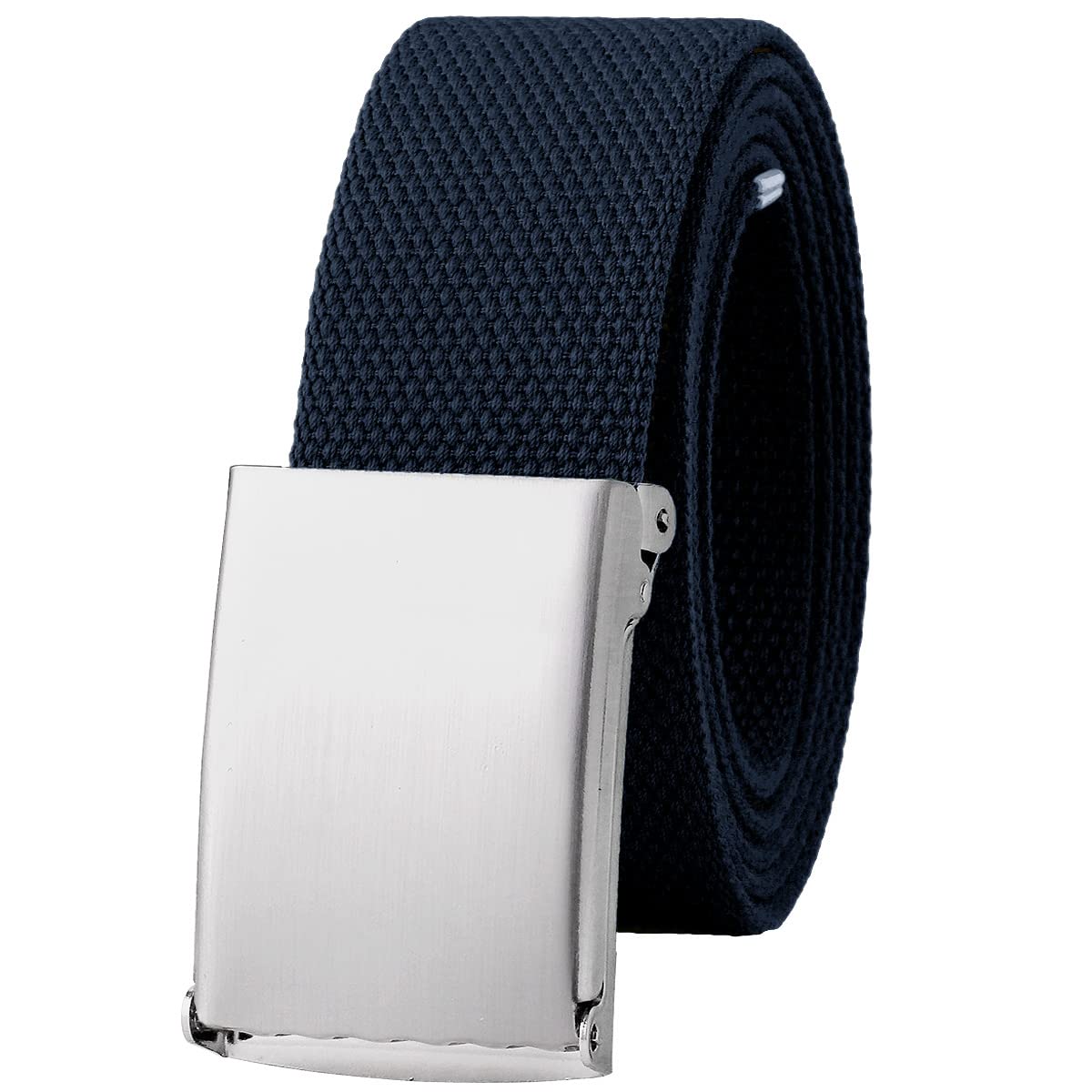 Falari Canvas Web Belt Fully Adjustable Cut to Fit Golf Belt Flip Top Buckle