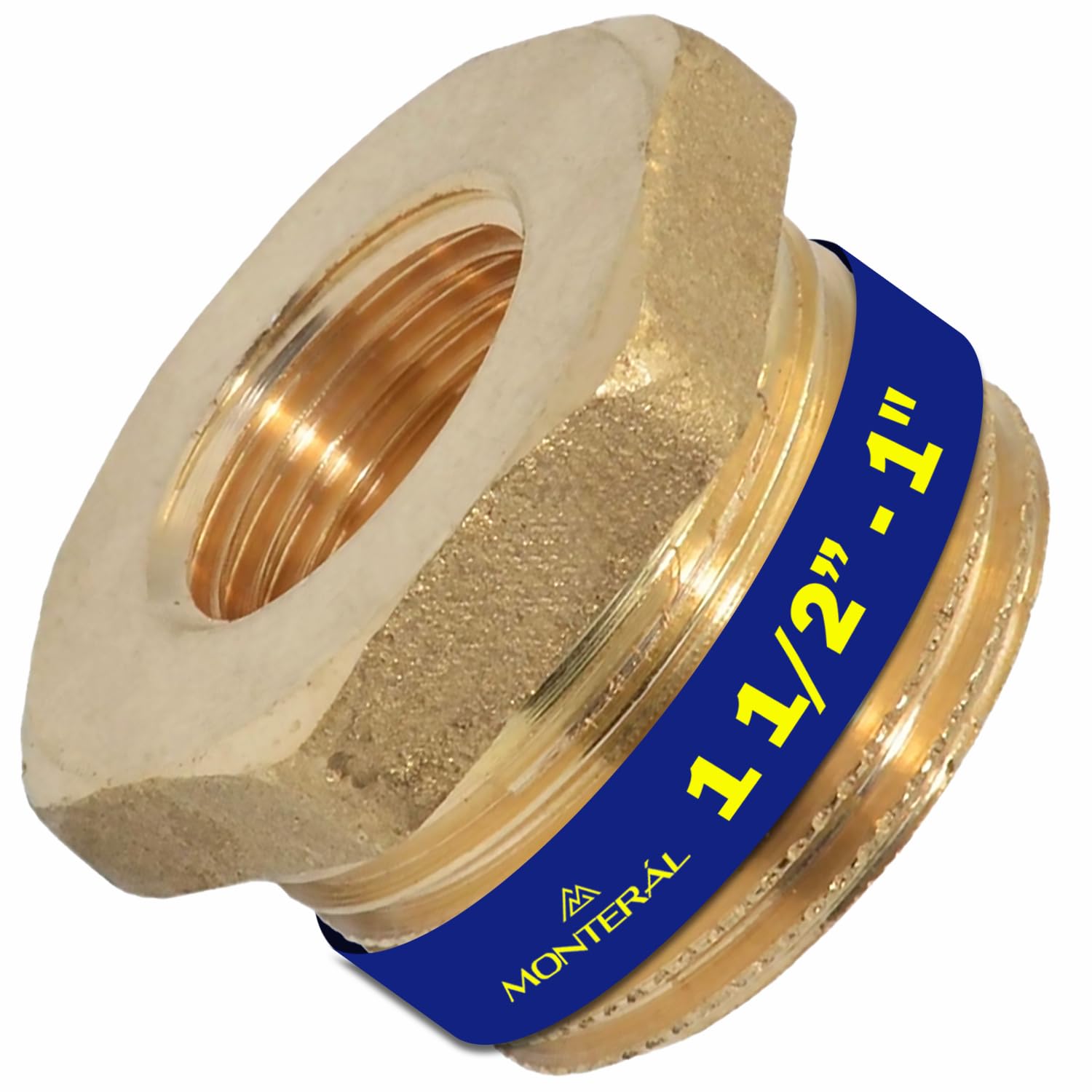 Adattatore per soffione doccia in ottone cromato, filettatura da 3/4 di pollice femmina a 1/2 pollice maschio, riduttore per tubo doccia, soffione doccia portatile, impianti idraulici del bagno (2