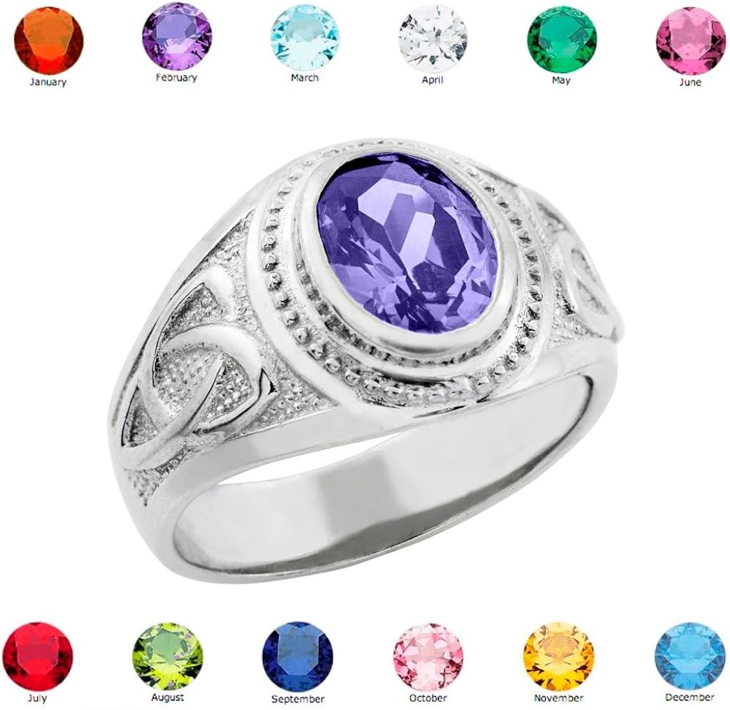 Men's october birthstone Clearance