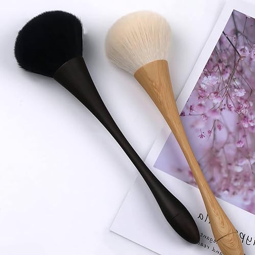 Miniatura 3 de Brochas de maquillaje, brocha de maquillaje profesional Kabuki, brochas de maquillaje profesionales con mango de madera, brochas para cosméticos,