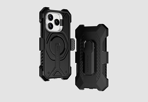 Miniatura 7 de CaseBorne Funda protectora compatible con iPhone 15, compatible con MagSafe, delgada pero resistente, con protector de pantalla de vidrio templado,