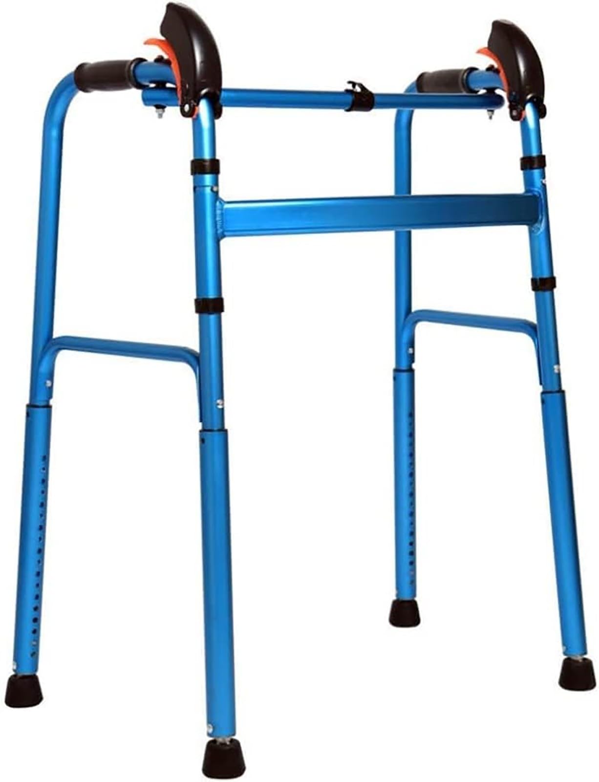 Deambulatore per Adulti, deambulatore Pieghevole in Alluminio per Scale da Arrampicata, ausilio per la Mobilità a Piedi per Anziani, deambulatore Medico ausiliario per disabili