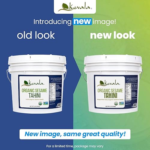 Miniatura 6 de Kevala Tahini de sésamo orgánico cubo de 8 libras a granel