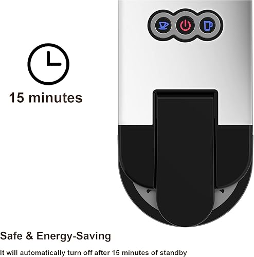 Miniatura 7 de KOTLIE Máquina de café expreso, ajusta el volumen libremente, cafetera de una sola porción 4 en 1 para Nespresso originalK cupcafé en polvoilly