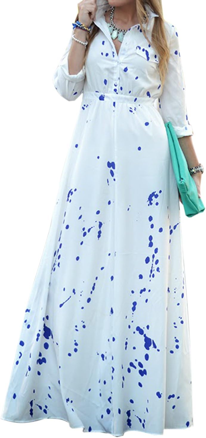 Choies Women's Limited Edition Let's Wander Maxi Dress M Multi